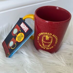 🆕Iron Man Heat Changing Mug Double Sided The Armored Avenger Red